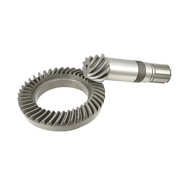Hypoid gear for construction site elevator